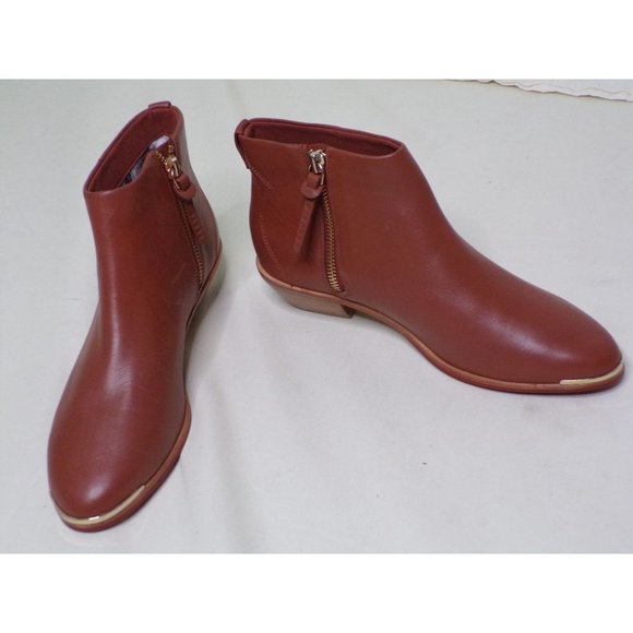 TED BAKER Dakota Ankle Bootie Boot Brown 6.5 NEW $235 - Picture 6 of 13